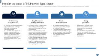 Natural Language Popular Use Cases Of NLP Across Legal Sector AI SS V