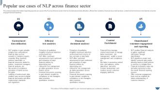 Natural Language Popular Use Cases Of NLP Finance Sector AI SS V