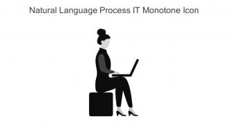Natural Language Process IT Monotone Icon In Powerpoint Pptx Png And Editable Eps Format