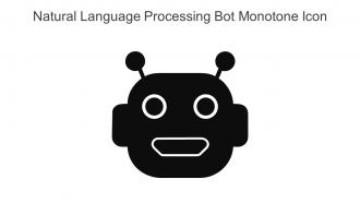 Natural Language Processing Bot Monotone Icon In Powerpoint Pptx Png And Editable Eps Format