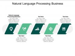 Natural language processing business ppt powerpoint presentation inspiration sample cpb