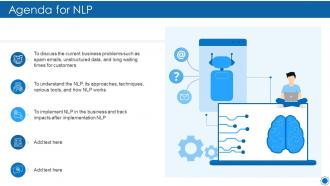 Natural language processing it agenda for nlp ppt slides model