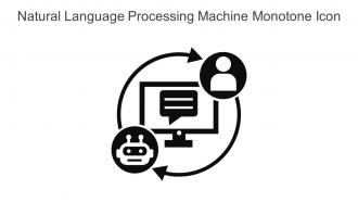 Natural Language Processing Machine Monotone Icon In Powerpoint Pptx Png And Editable Eps Format