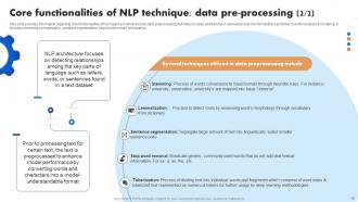 Natural Language Processing NLP For Artificial Intelligence Powerpoint Presentation Slides AI CD Template Impressive