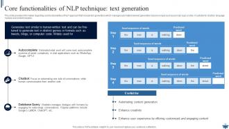 Natural Language Processing NLP For Machine Learning Powerpoint Presentation Slides AI CD V Good Compatible
