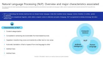 Natural Language Processing NLP Overview And Major Introduction NLP NLU AND NLG AI SS