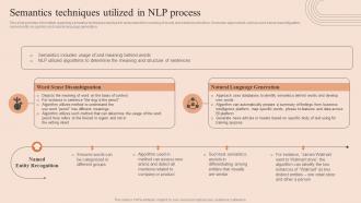 Natural Language Processing Semantics Techniques Utilized In NLP Process AI SS V