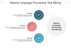 Natural language processing text mining ppt powerpoint presentation infographic cpb
