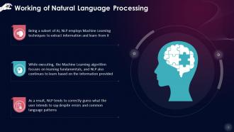 Natural Language Processing Working Training Ppt