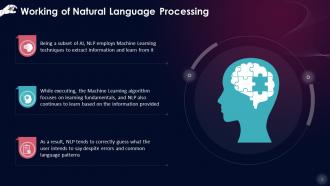 Natural Language Processing Working Training Ppt PPT Slide