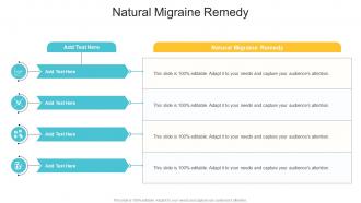 Natural Migraine Remedy In Powerpoint And Google Slides Cpb