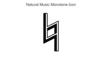 Natural Music Monotone Icon In Powerpoint Pptx Png And Editable Eps Format