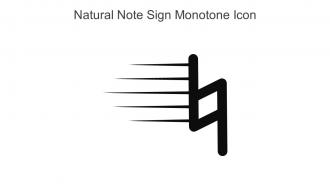 Natural Note Sign Monotone Icon In Powerpoint Pptx Png And Editable Eps Format
