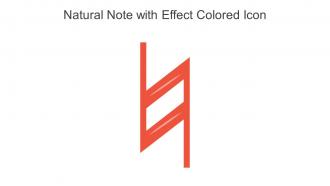 Natural Note With Effect Colored Icon In Powerpoint Pptx Png And Editable Eps Format