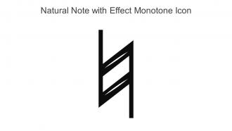 Natural Note With Effect Monotone Icon In Powerpoint Pptx Png And Editable Eps Format