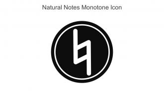 Natural Notes Monotone Icon In Powerpoint Pptx Png And Editable Eps Format