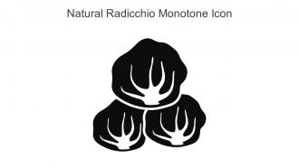 Natural Radicchio Monotone Icon In Powerpoint Pptx Png And Editable Eps Format