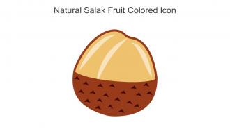 Natural Salak Fruit Colored Icon In Powerpoint Pptx Png And Editable Eps Format