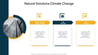 Natural Solutions Climate Change In Powerpoint And Google Slides Cpb