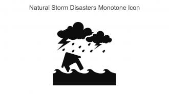 Natural Storm Disasters Monotone Icon In Powerpoint Pptx Png And Editable Eps Format