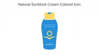 Natural Sunblock Cream Colored Icon In Powerpoint Pptx Png And Editable Eps Format