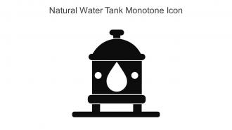 Natural Water Tank Monotone Icon In Powerpoint Pptx Png And Editable Eps Format