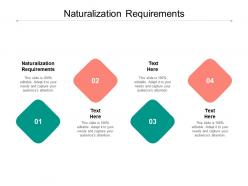 Naturalization requirements ppt powerpoint presentation model shapes cpb