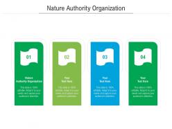 Nature authority organization ppt powerpoint presentation portfolio background cpb