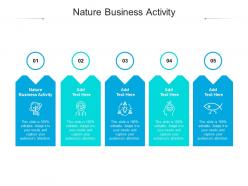 Nature business activity ppt powerpoint presentation model show cpb