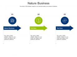 Nature business ppt powerpoint presentation file graphic images cpb