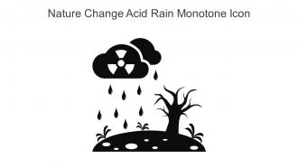 Nature Change Acid Rain Monotone Icon In Powerpoint Pptx Png And Editable Eps Format