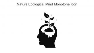 Nature Ecological Mind Monotone Icon In Powerpoint Pptx Png And Editable Eps Format