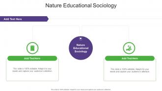 Nature Educational Sociology In Powerpoint And Google Slides Cpb