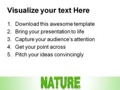 Nature environment powerpoint templates and powerpoint backgrounds 0411