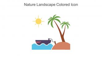 Nature Landscape Colored Icon In Powerpoint Pptx Png And Editable Eps Format