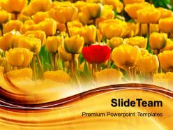 Nature pics powerpoint templates am different flowers garden image ppt slide design