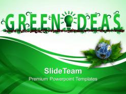Nature pics powerpoint templates green ideas environment process ppt themes