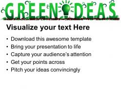 Nature pics powerpoint templates green ideas environment process ppt themes