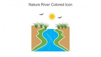 Nature River Colored Icon In Powerpoint Pptx Png And Editable Eps Format
