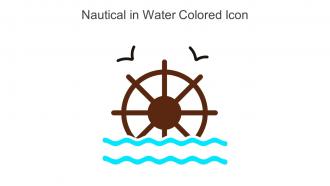 Nautical In Water Colored Icon In Powerpoint Pptx Png And Editable Eps Format