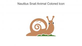 Nautilus Snail Animal Colored Icon In Powerpoint Pptx Png And Editable Eps Format