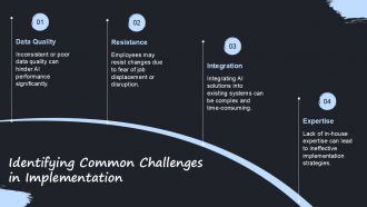 Navigating Challenges Implementing AI Automation Effectively PPT Presentation ACP Editable Idea