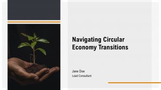 Navigating Circular Economy Transitions PPT PowerPoint AT