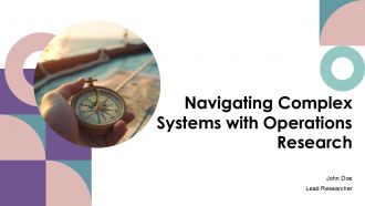 Navigating Complex Systems With Operations Research PPT Template ST AI