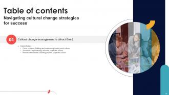 Navigating Cultural Change Strategies For Success CM CD V Idea Customizable