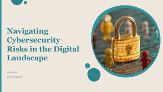 Navigating Cybersecurity Risks In The Digital Landscape PPT Structure ACP