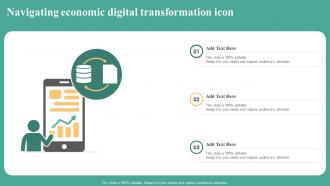 Navigating Economic Digital Transformation Icon