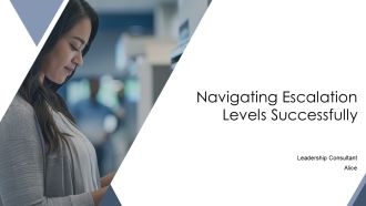 Navigating Escalation Levels Successfully PPT Demonstration AT