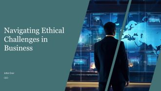 Navigating Ethical Challenges In Business PPT Information AT