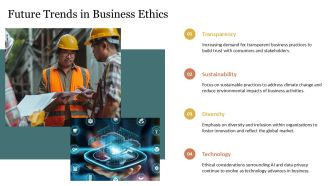 Navigating Ethical Challenges In Business PPT Information AT Impactful Content Ready